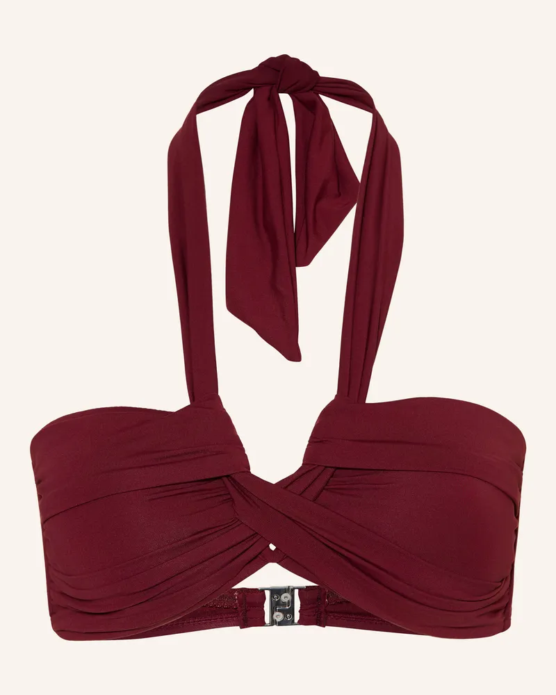 Seafolly Australia Bandeau-Bikini-Top Seafolly Collective rot Dunkelrot