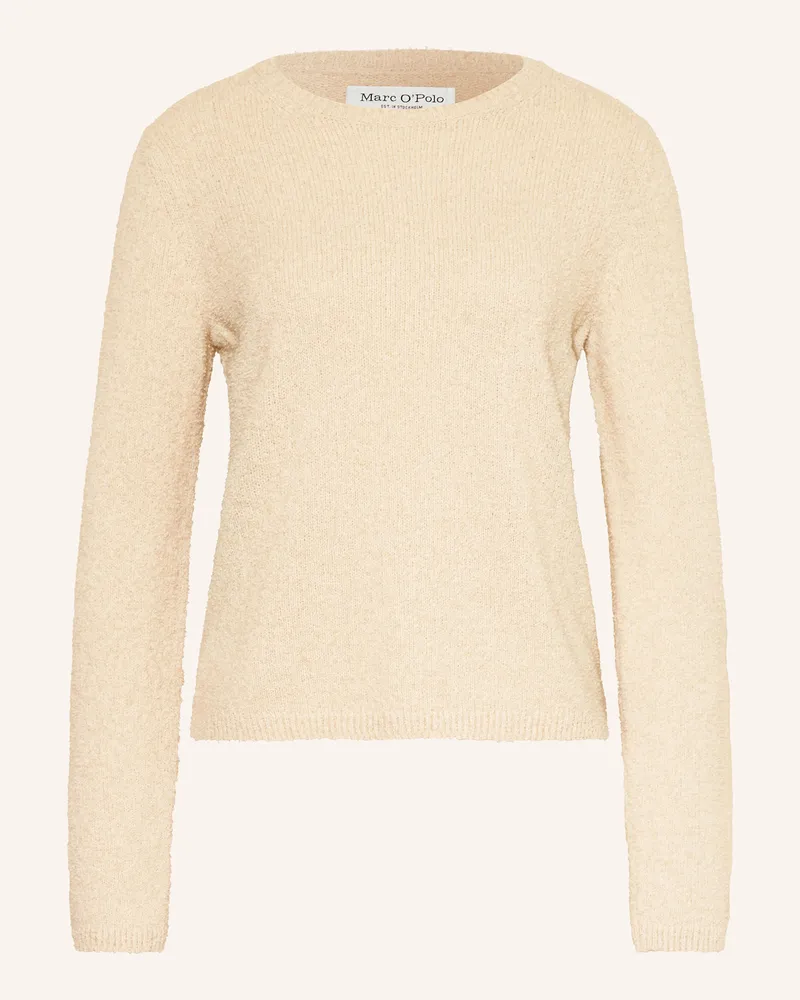 Marc O'Polo Longsleeve aus Frottee Beige