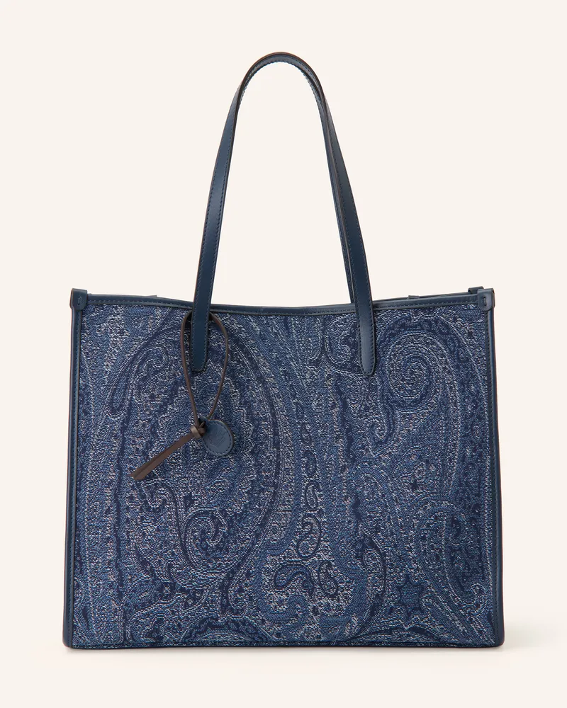 Etro Shopper blau Blau