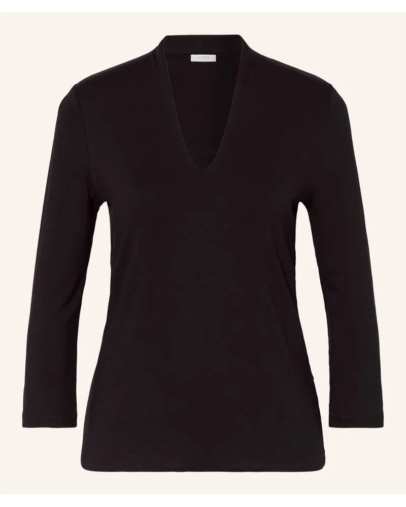 HOBBS London Shirt AIMEE mit 3/4-Arm Schwarz