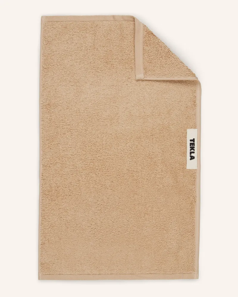 TEKLA Gästehandtuch beige Beige