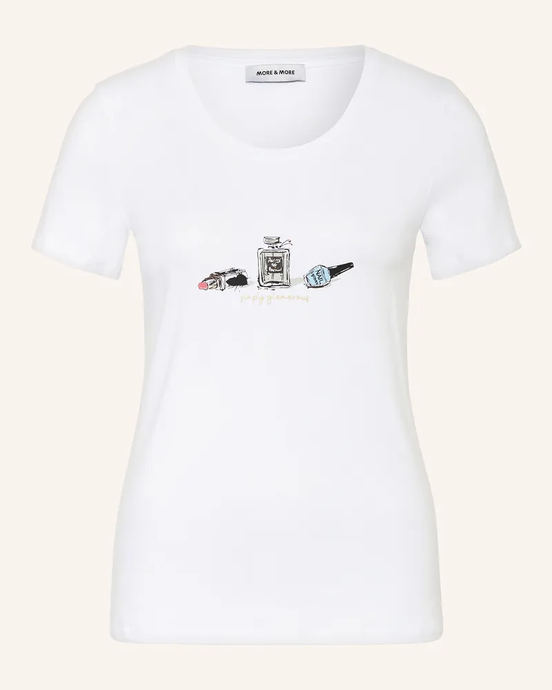 More & More T-Shirt Weiss