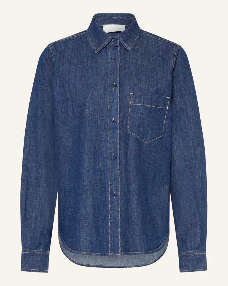Juvia Jeansbluse Birga blau Dunkelblau