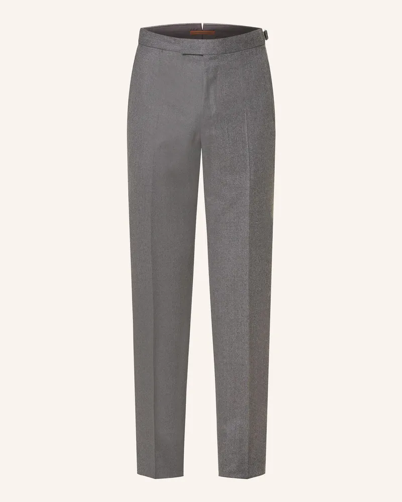 Ermenegildo Zegna Flanellhose Extra Slim Fit Grau