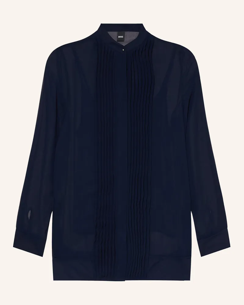 HUGO BOSS Bluse Bonettati blau Dunkelblau
