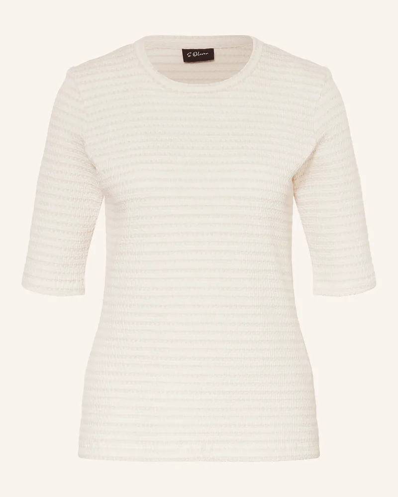 S.Oliver T-Shirt Ecru