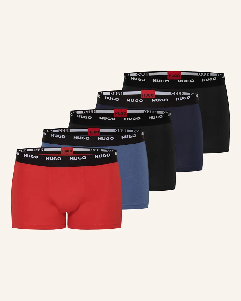 HUGO BOSS 5er-Pack Boxershorts Schwarz