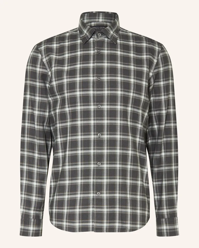 Marc O'Polo Hemd Regular Fit Dunkelgrau
