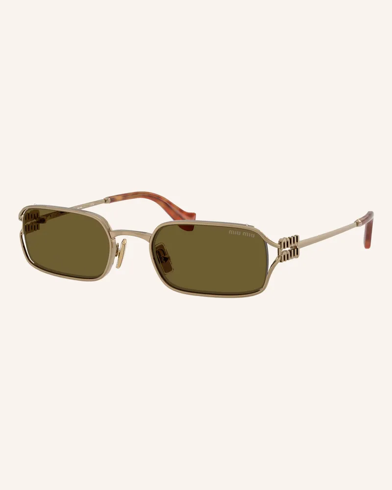 Miu Miu Sonnenbrille Mu c50s gold Gold