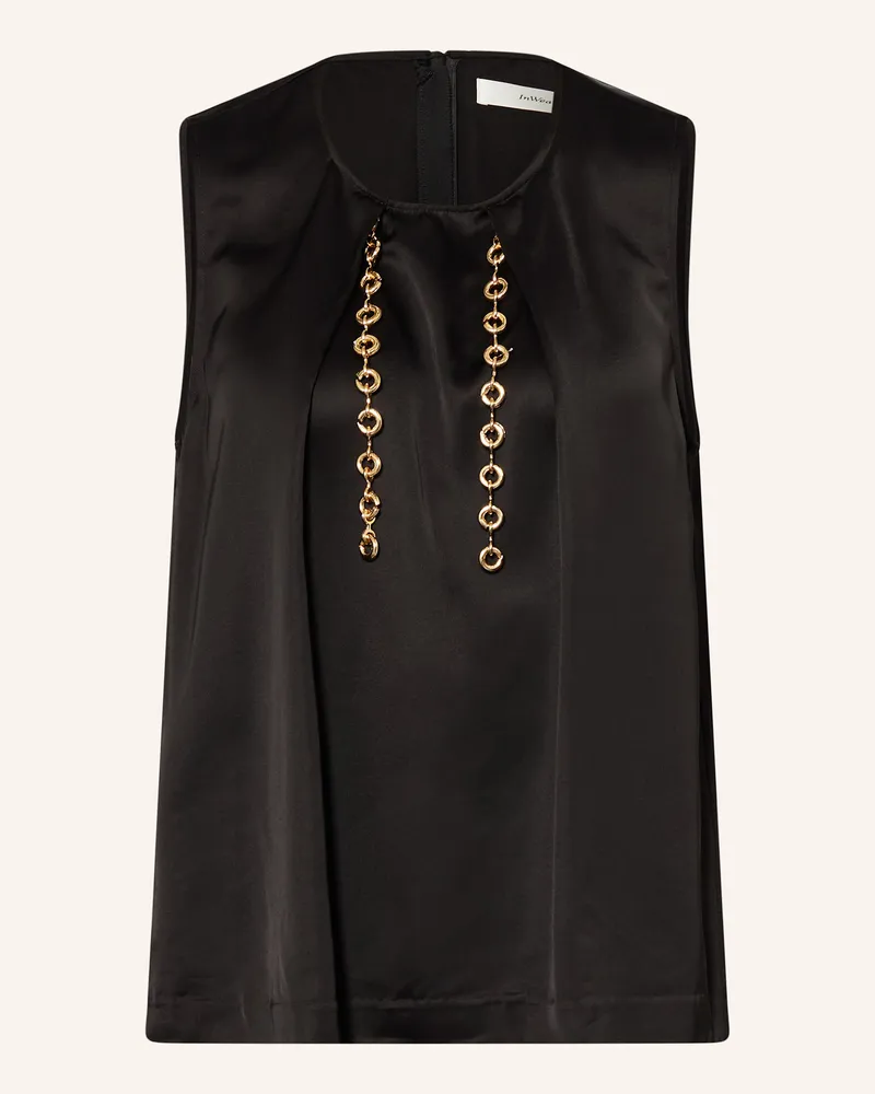 InWear Blusentop ZUMAHIW mit abnehmbaren Ketten Schwarz