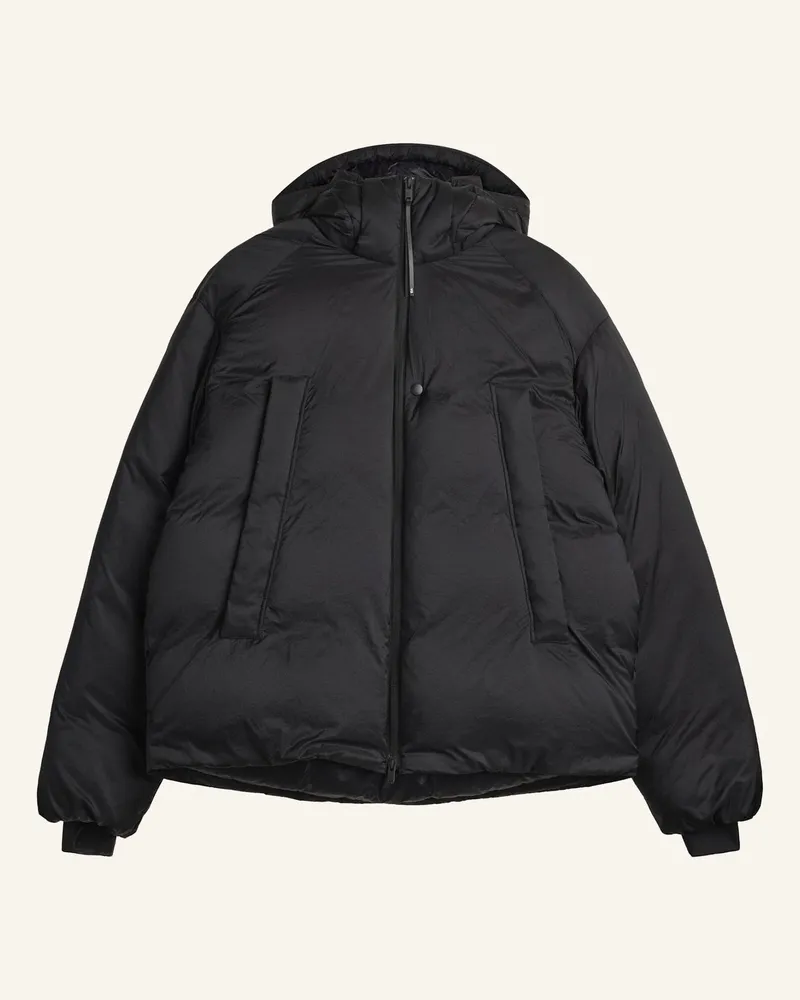 Y-3 Y-3 Puffer Jacke, Kapuze schwarz Schwarz
