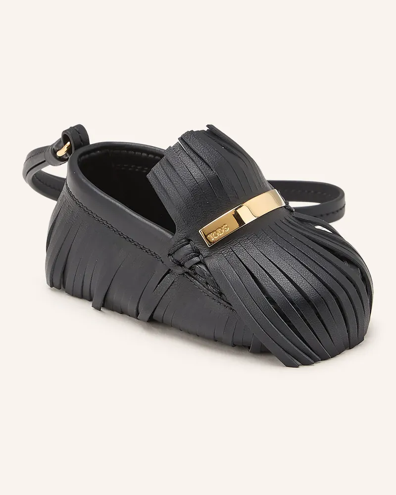 TOD'S Taschenanhänger Gommino schwarz Schwarz