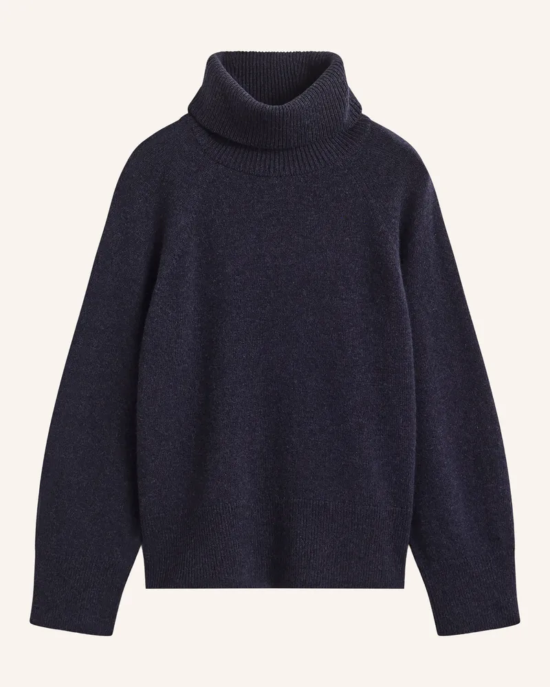Gant Rollkragenpullover blau Dunkelblau