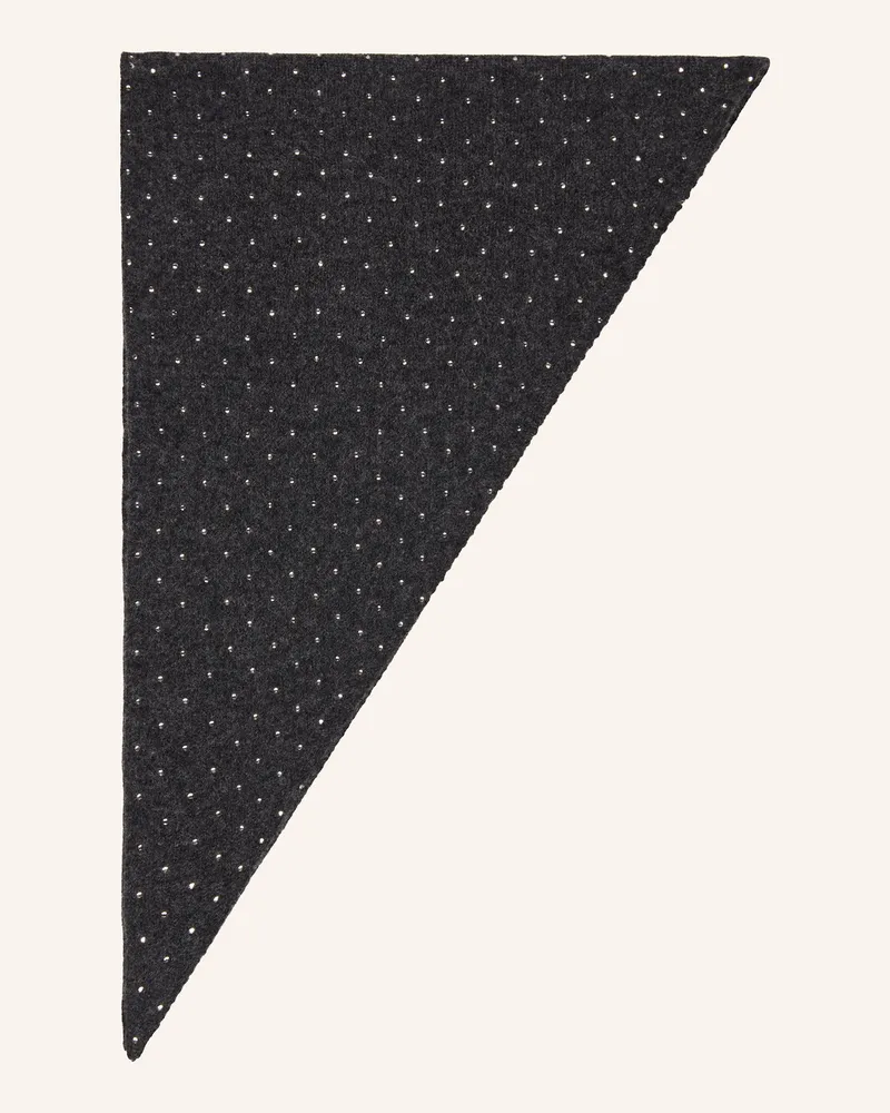 Sandro Tuch mit Schmucksteine Dunkelgrau