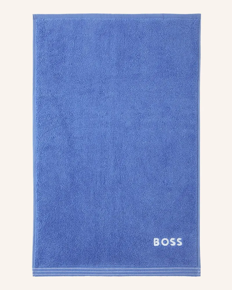 HUGO BOSS Gästetuch 2er Set Edge blau Hellblau