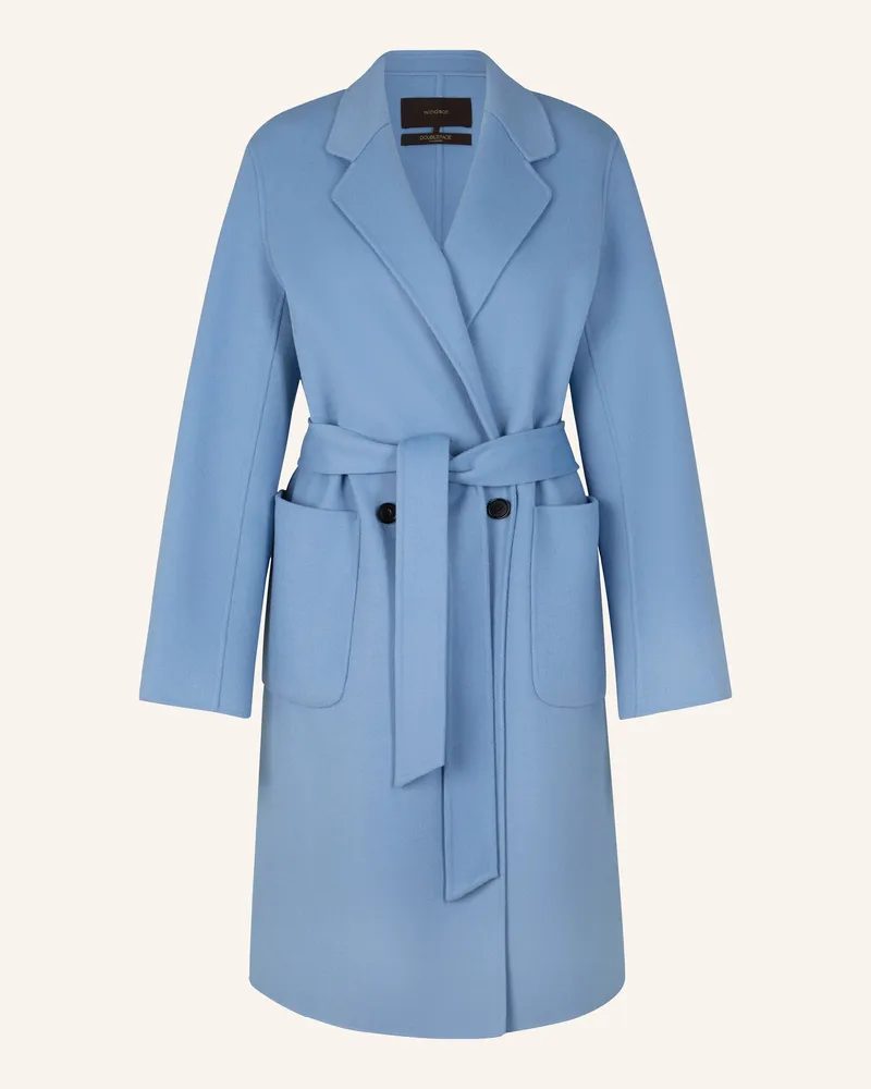 windsor. Mantel Blau
