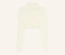 Dirndlbluse Aus Spitze weiss