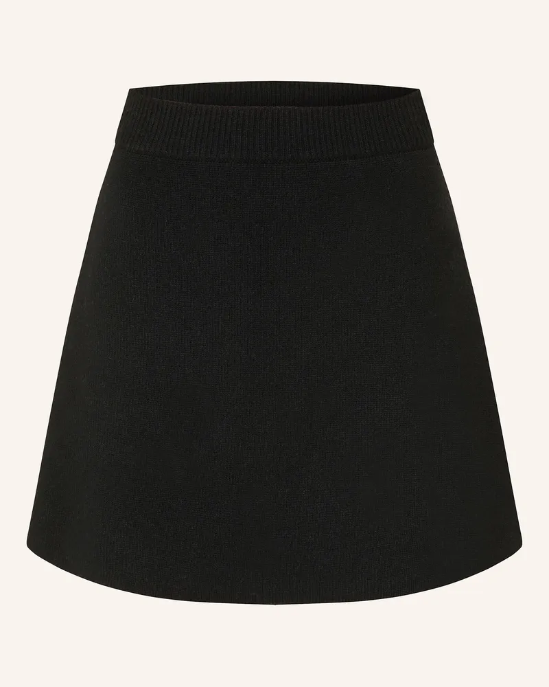 Lisa Yang Strickrock Clare Aus Cashmere schwarz Black