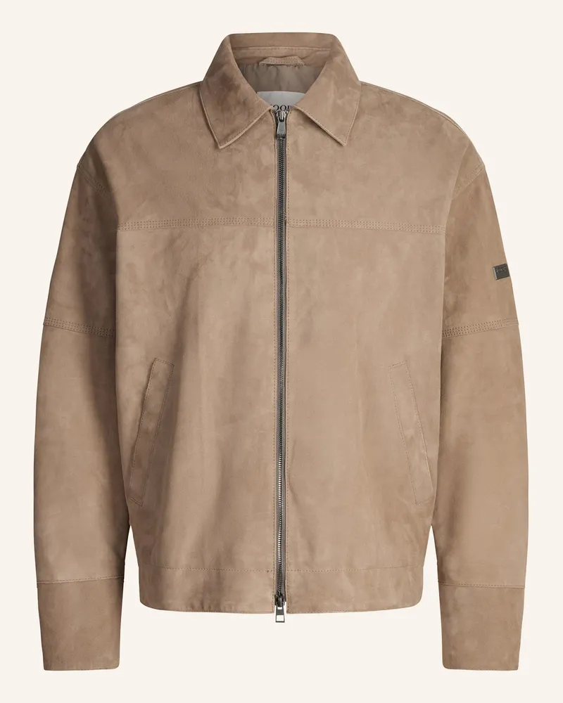 JOOP! Lederjacke braun Hellbraun