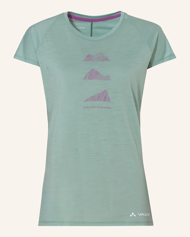 Vaude Funktionsshirt W  TEKOA WOOL T Grün