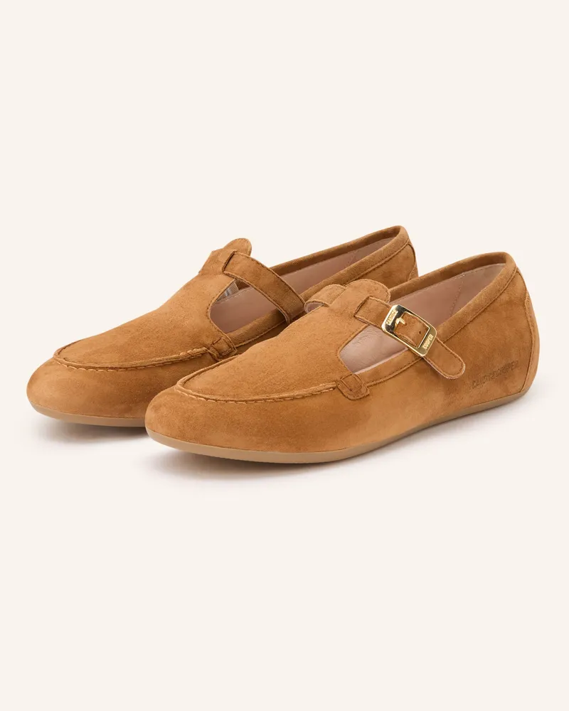 Candice Cooper Mary-Jane-Loafer ROCK MOK Braun