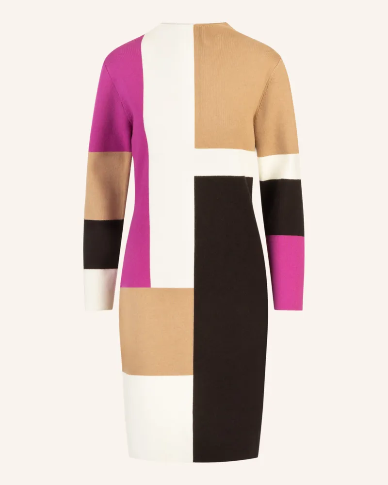 Apart Colorblocking Strickkleid Lila