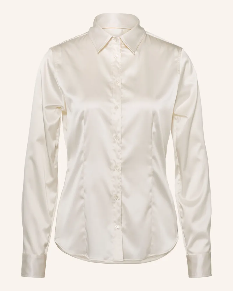 Robert Friedman Hemdbluse Agata Aus Satin weiss Creme