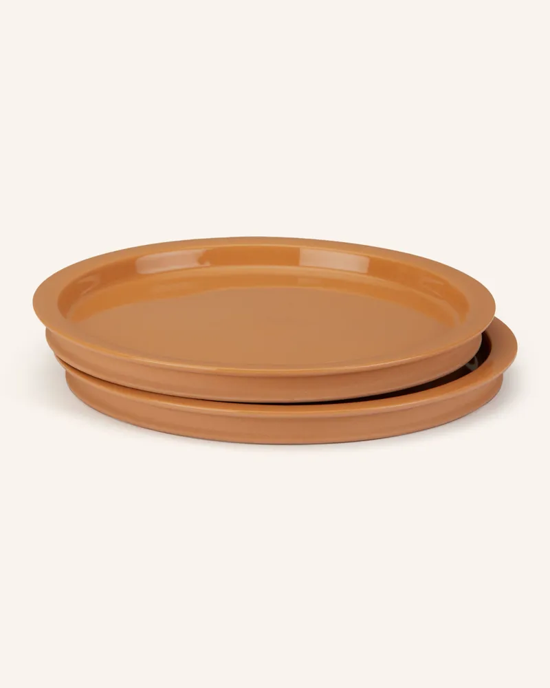 Serax 2er-Set Dessertteller DUNE XS Orange