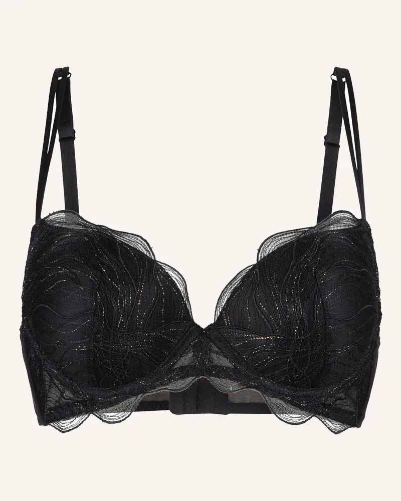 LingaDore Push Up Bh schwarz Schwarz