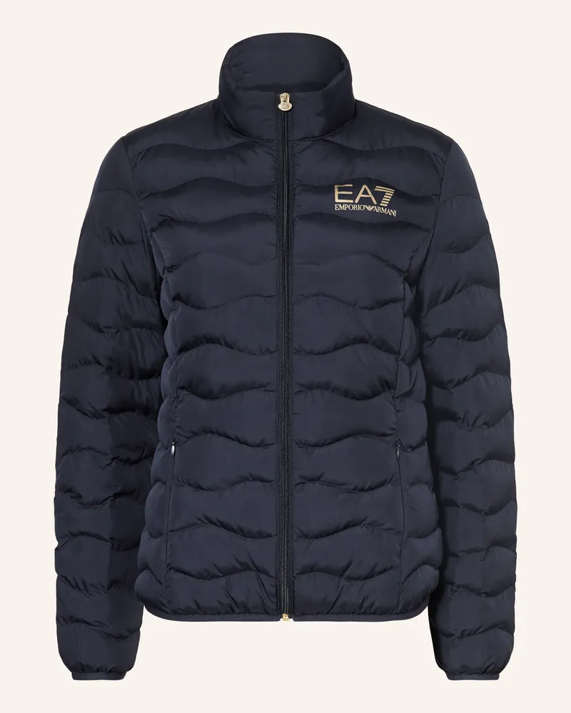 EA7 Steppjacke Train Core blau Dunkelblau