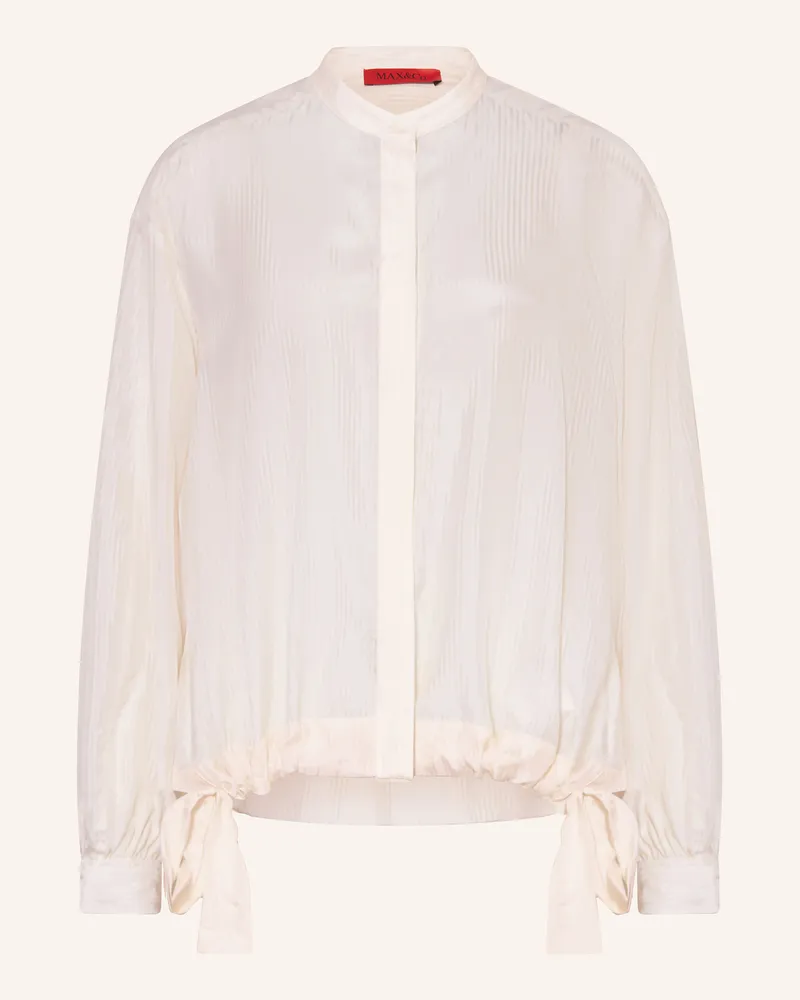 MAX&Co. Hemdbluse Mcobanda weiss Weiss
