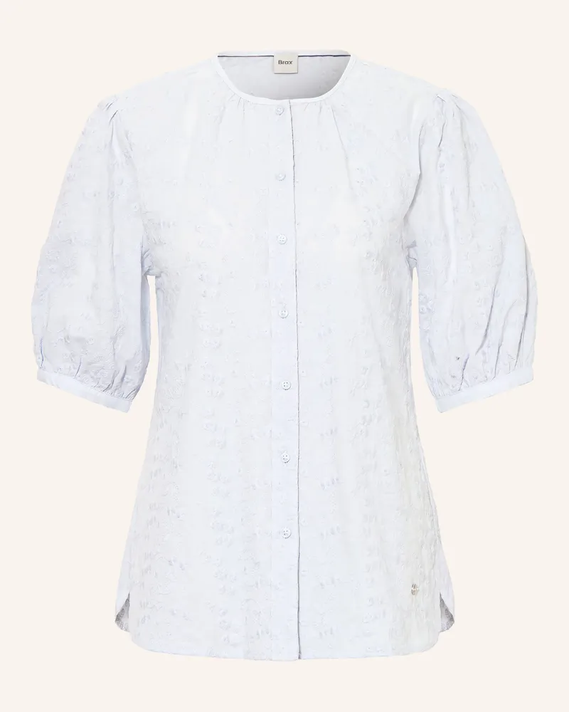 Brax Bluse Vea Mit 3/4-Arm blau Hellblau