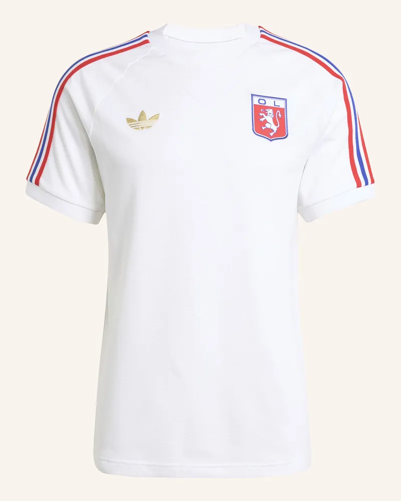 adidas OLYMPIQUE LYON ANNIVERSARY T-SHIRT Weiss