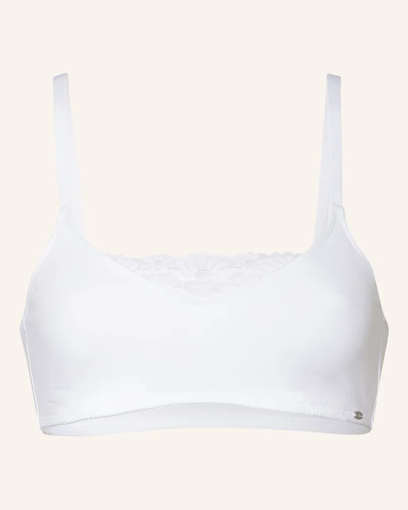 Skiny Bustier COTTON LACE Weiss