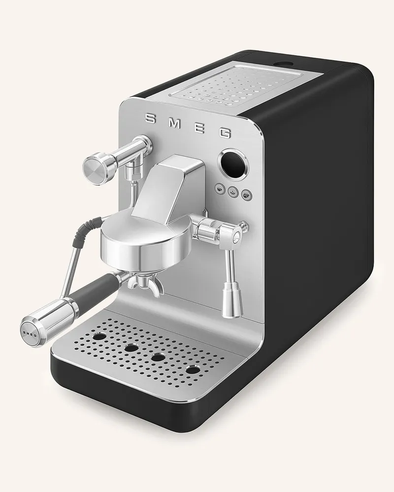 Smeg Espressomaschine emc02 schwarz Schwarz