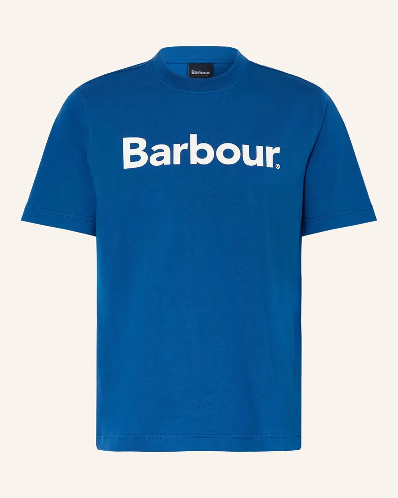 Barbour T-Shirt blau Blau