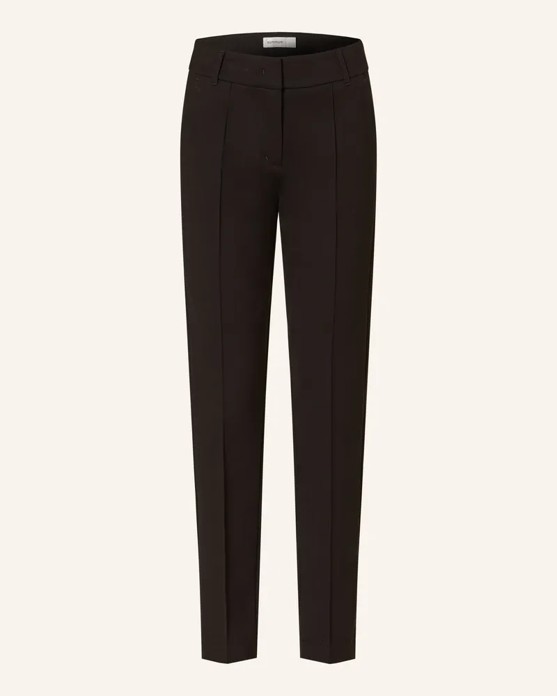 SUMMUM Jerseyhose Schwarz