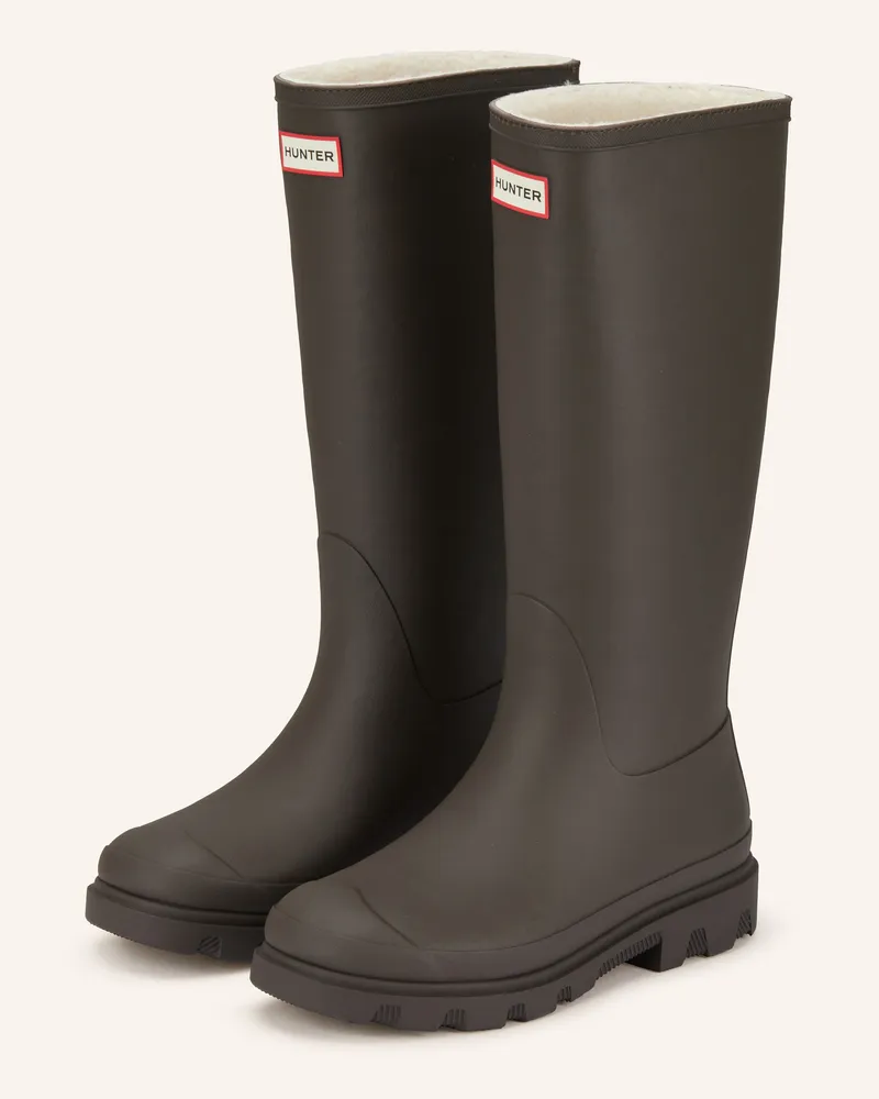 Hunter Stiefel Downpour Tall braun Braun