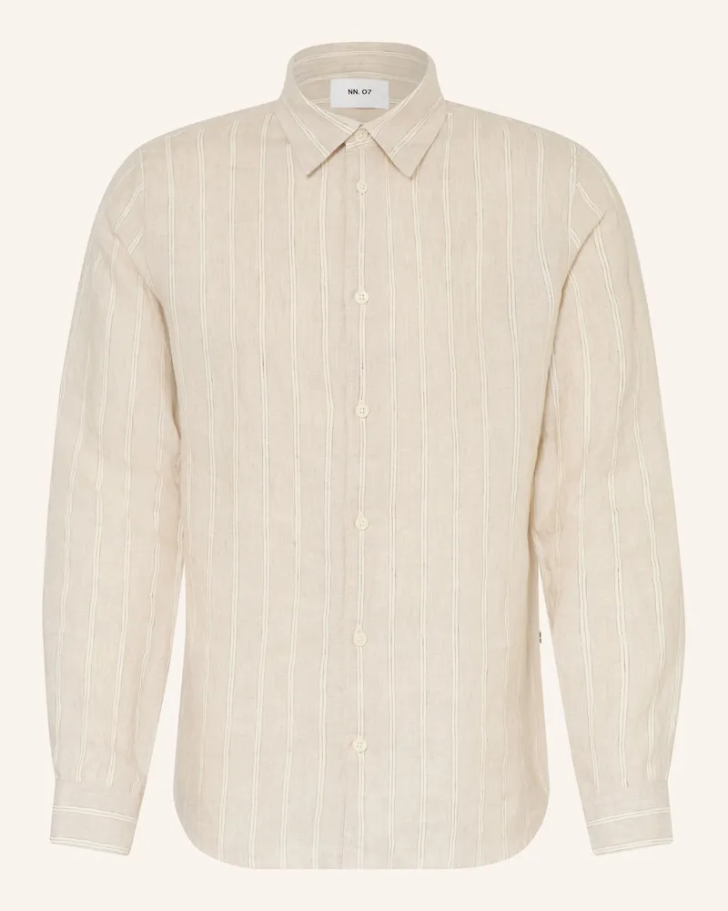 NN 07 Hemd Enzo Regular Fit beige Beige