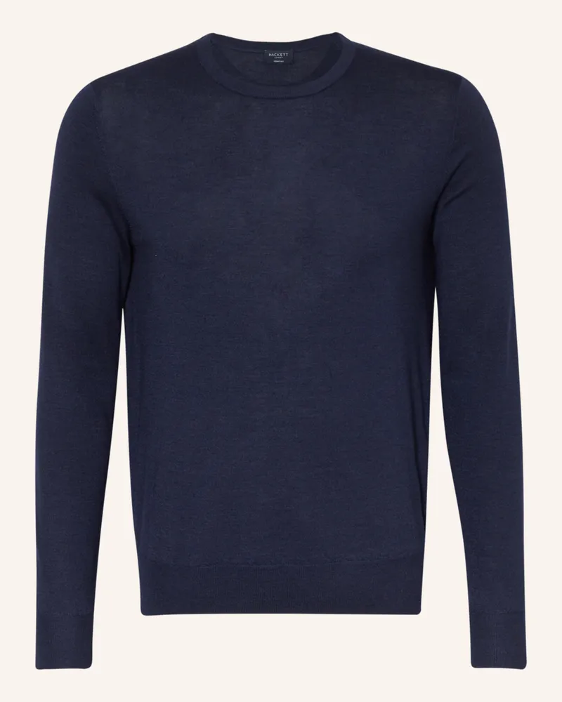 Hackett Pullover aus Merinowolle Dunkelblau