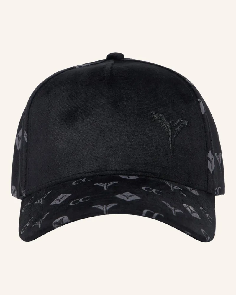 Carlo Colucci Unisex Basecap mit Monogram Print DIANESE Schwarz