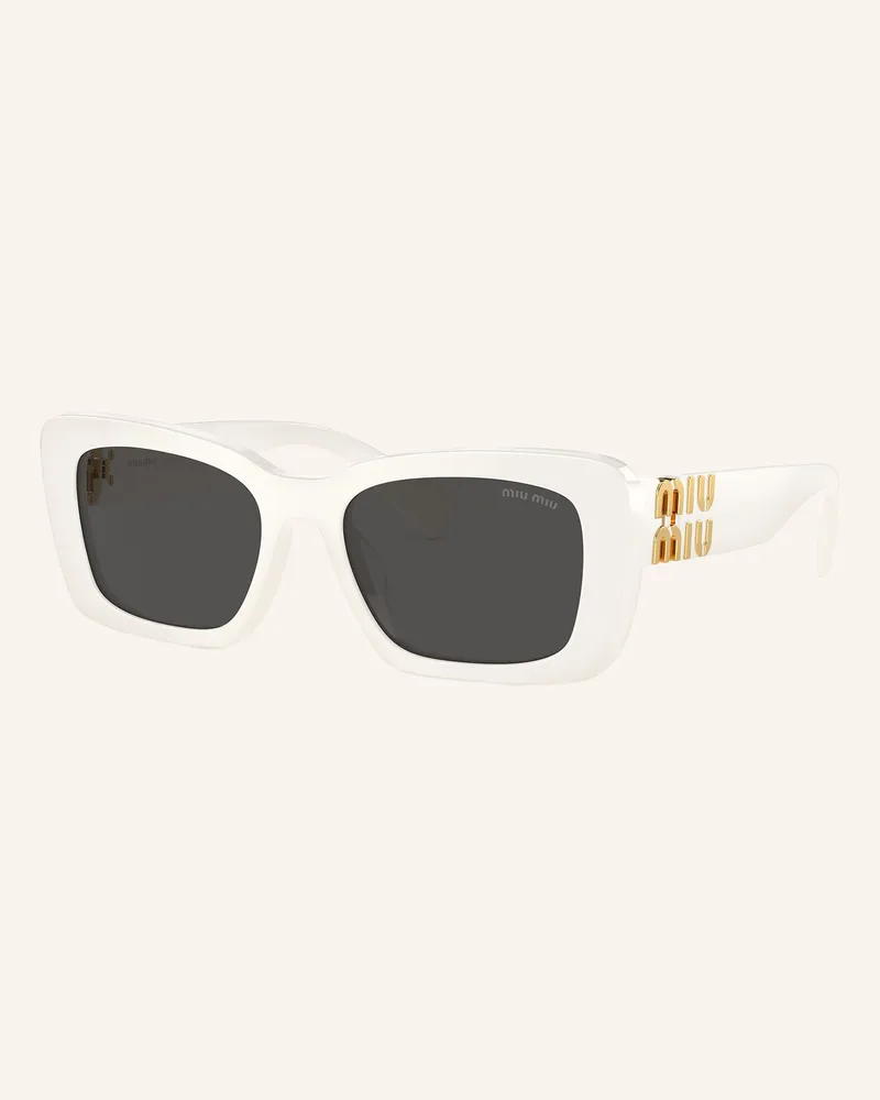 Miu Miu Sonnenbrille Mu 07ys weiss 1425s0