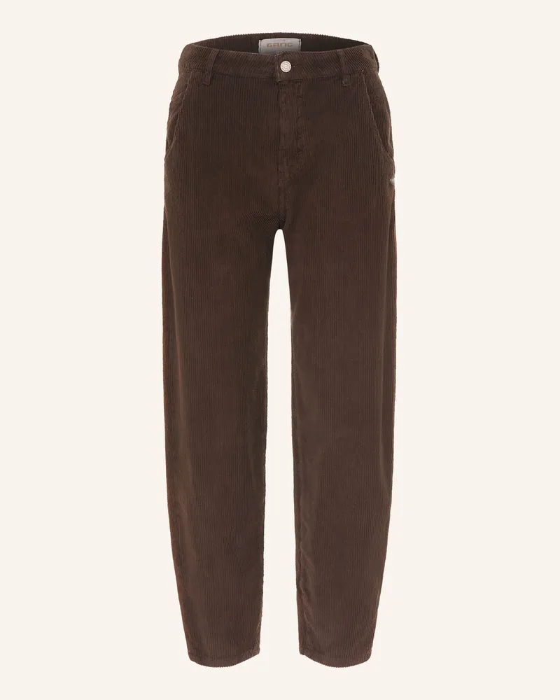 Gang Cordhose 94via braun Dunkelbraun