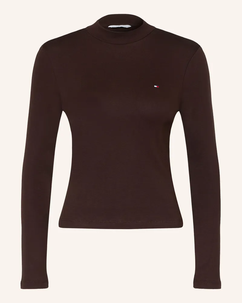 Tommy Hilfiger Longsleeve braun Dunkelbraun