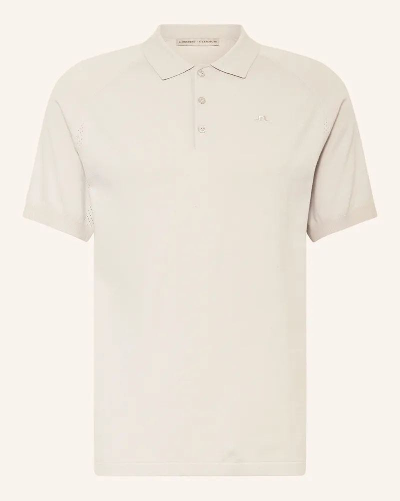 J.Lindeberg Strick-Poloshirt Beige
