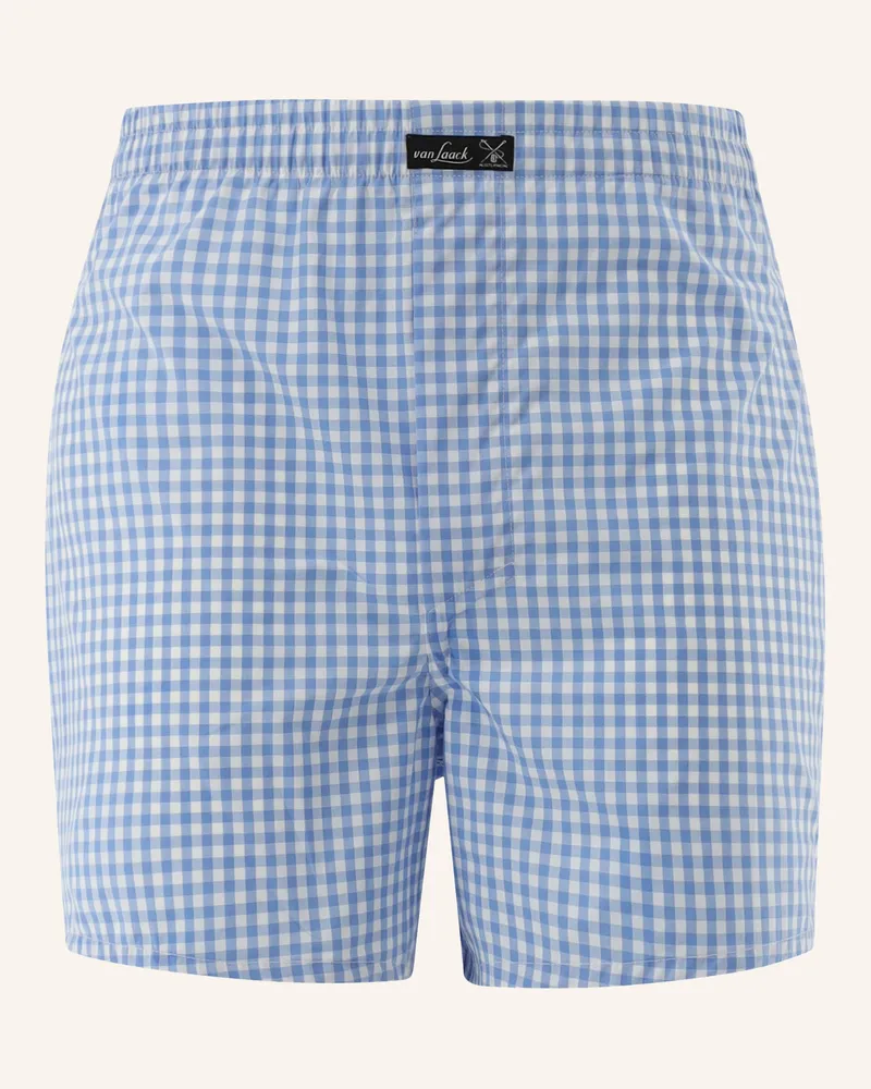 van Laack Boxershorts blau Hellblau