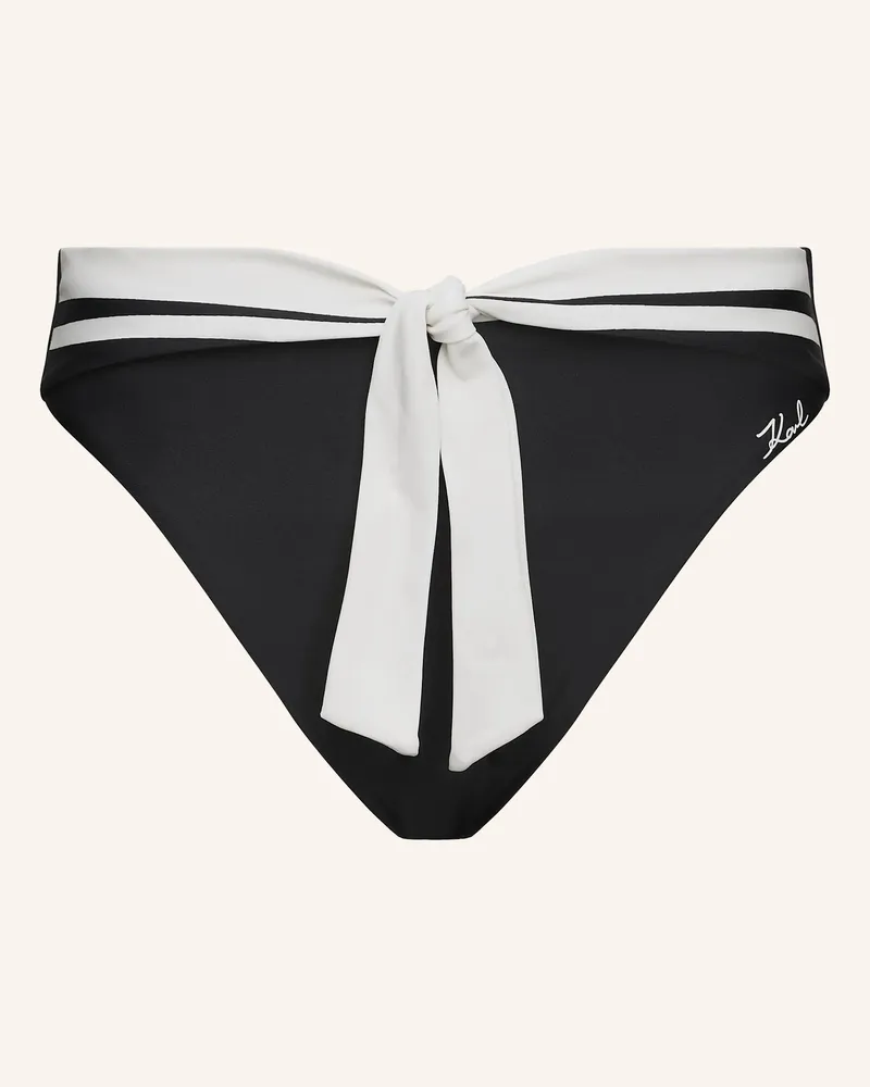 Karl Lagerfeld Bikini-Hose schwarz Schwarz
