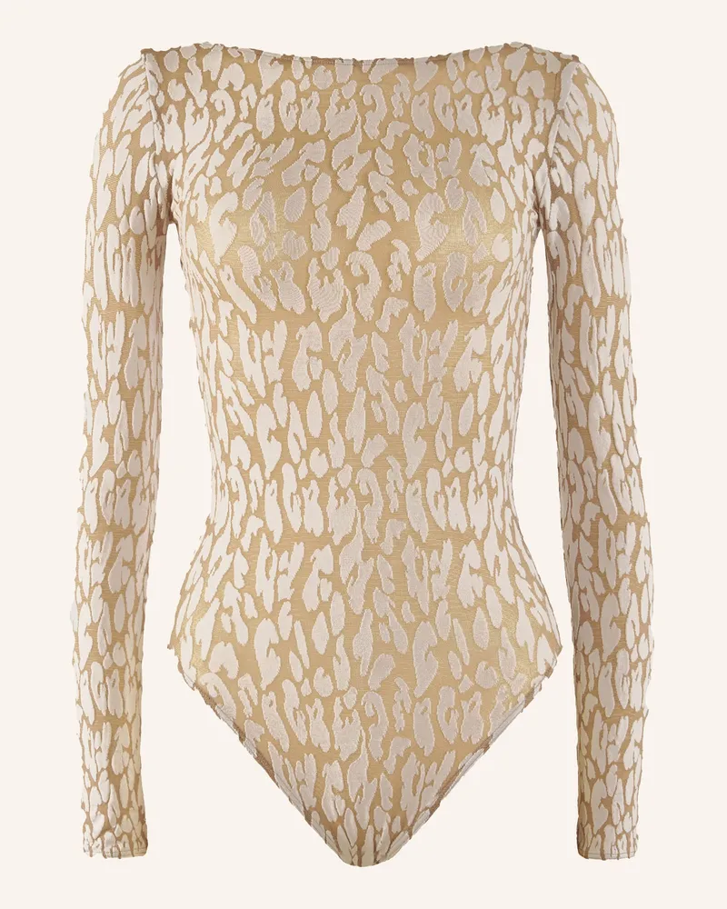 Wolford String-Body Leo schwarz Nude