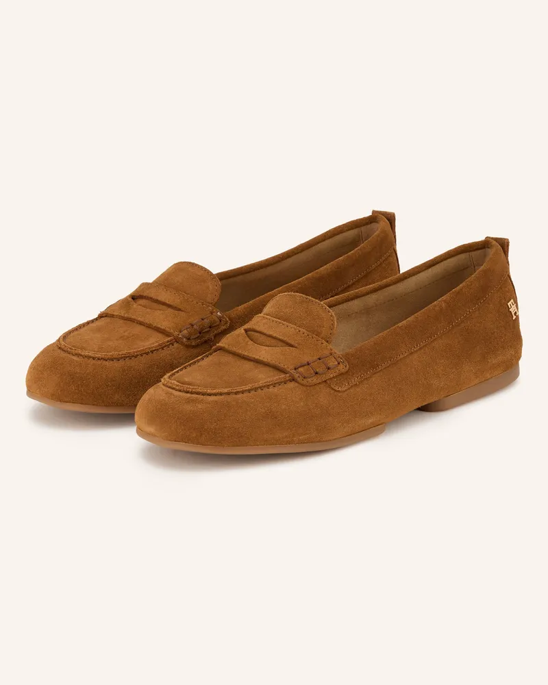 Tommy Hilfiger Penny-Loafer beige Cognac