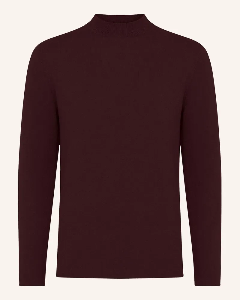 KIEFERMANN Kiefermann Herren Merino-Pullover Malt rot Lila